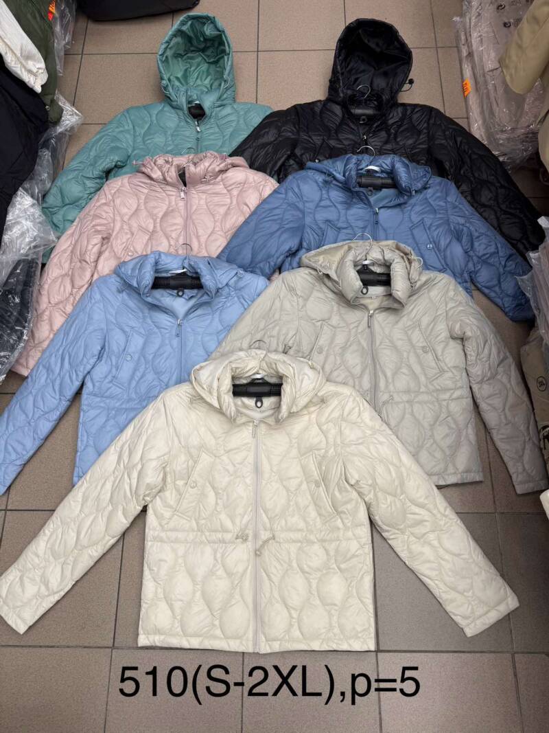 Kurtki damskie cienki Roz S-2XL ,1 Kolor Paczka 5 szt